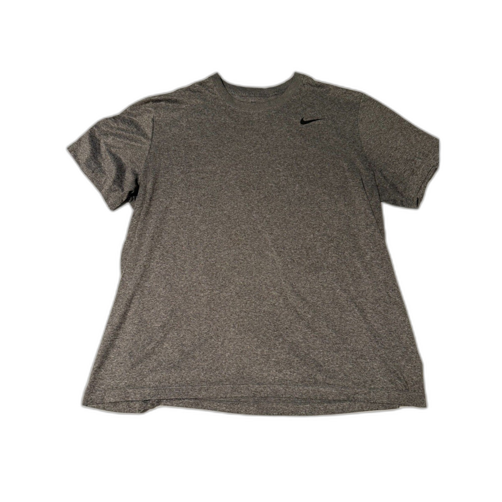 Nike Dri-FIT Tee Heather Grey Size XL, Men's Athletic T-Shirt